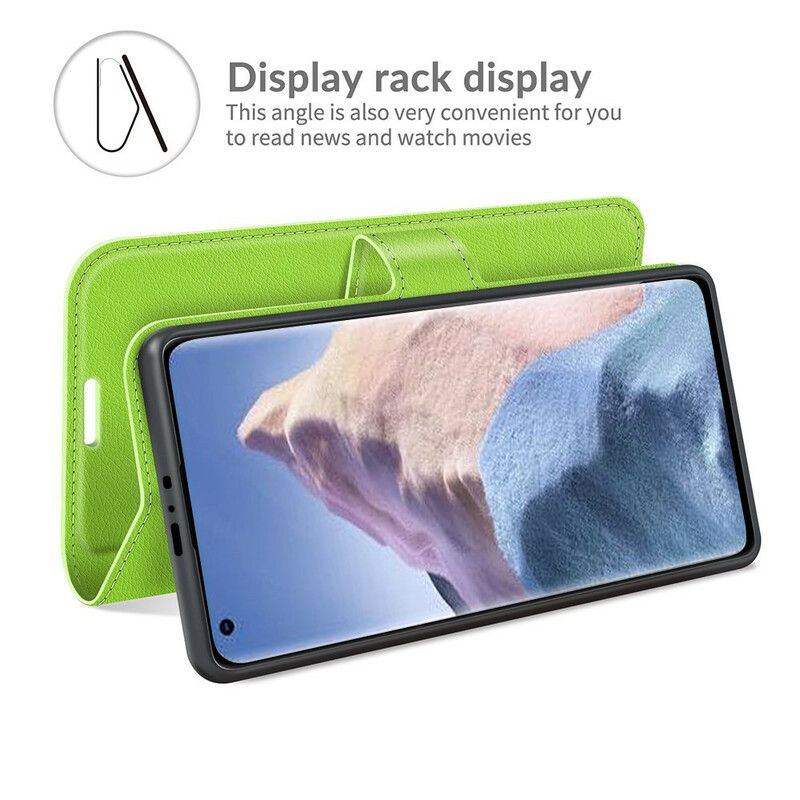 Læder Cover Xiaomi Mi 11 Ultra Klassisk Litchi-lædereffekt