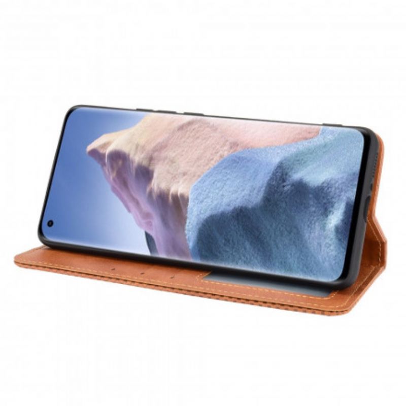 Læder Cover Xiaomi Mi 11 Ultra Stiliseret Vintage Lædereffekt