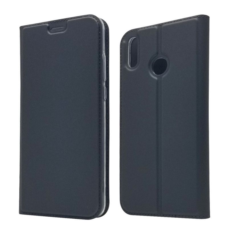 Læder Cover Honor 8X Mørkeblå Førsteklasses Serie