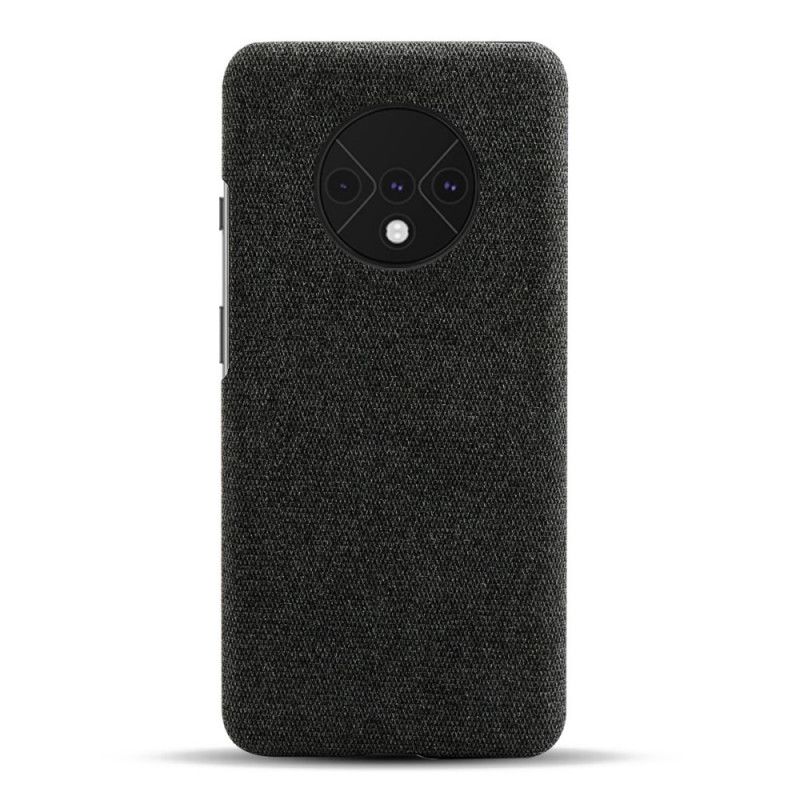 Cover for OnePlus 7T Rød Stoftekstur