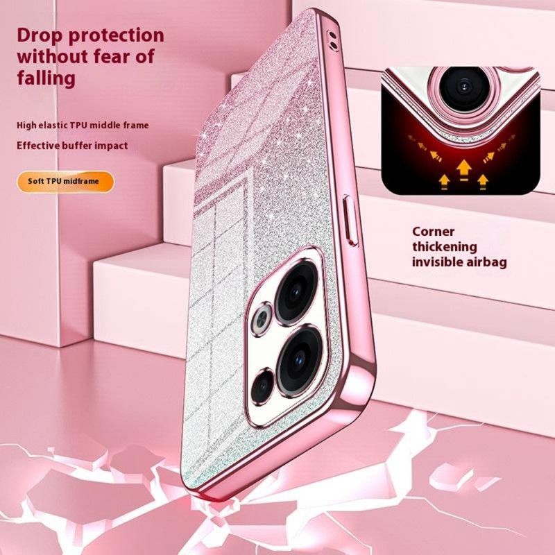Cover Oppo Reno 13 5g Telefon Etui Gradient Glitter