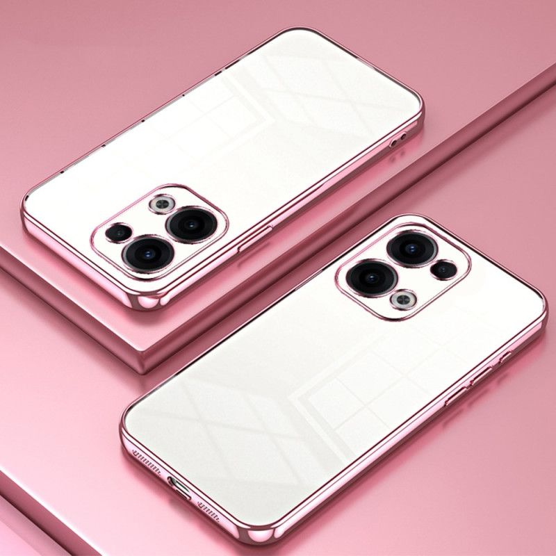 Cover Til Oppo Reno 13 5g Ramme Med Metaleffekt
