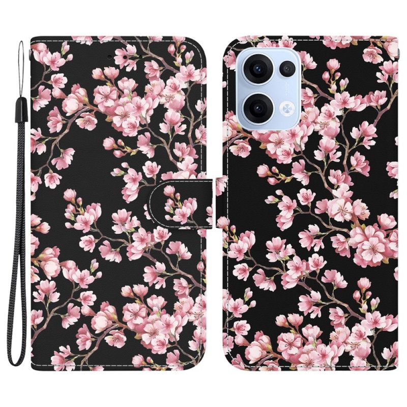 Flip Cover Oppo Reno 13 5g Blommeblomster