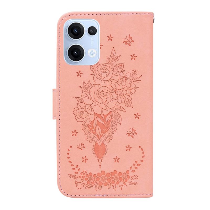 Flip Cover Oppo Reno 13 5g Roser