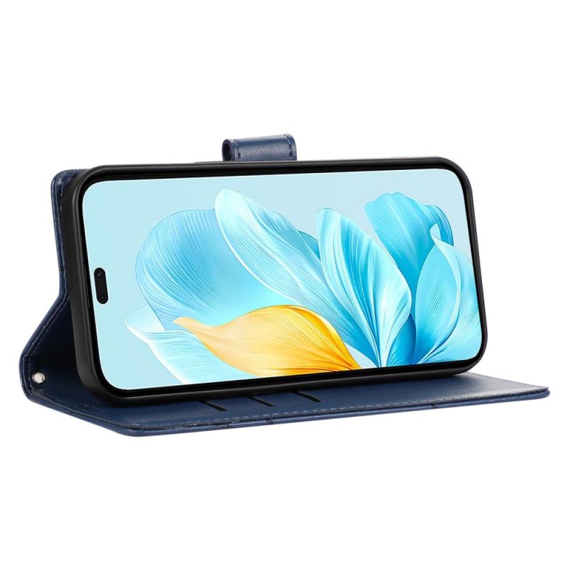 Læder Cover Oppo Reno 13 5g Telefon Etui Linjer