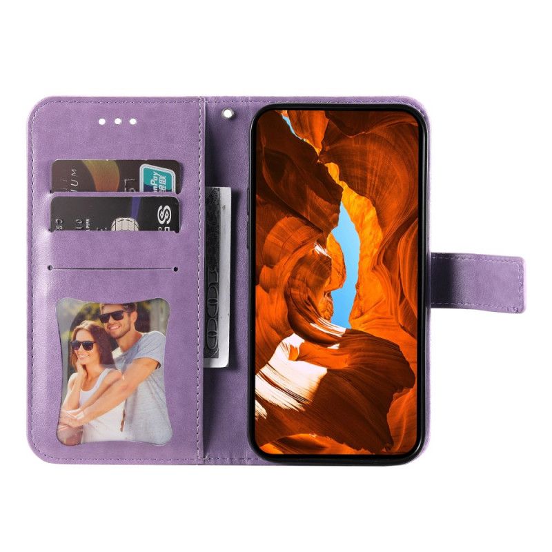 Læder Cover Oppo Reno 13 5g Telefon Etui Mandala-print Med Rem