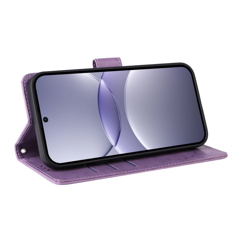 Flip Cover Huawei Nova 13 Blomstermønster