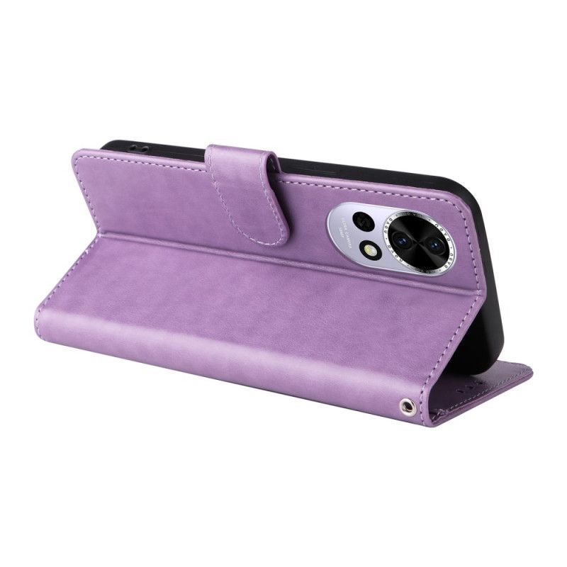 Flip Cover Huawei Nova 13 Blomstermønster