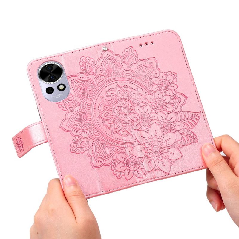 Flip Cover Huawei Nova 13 Mandala Print