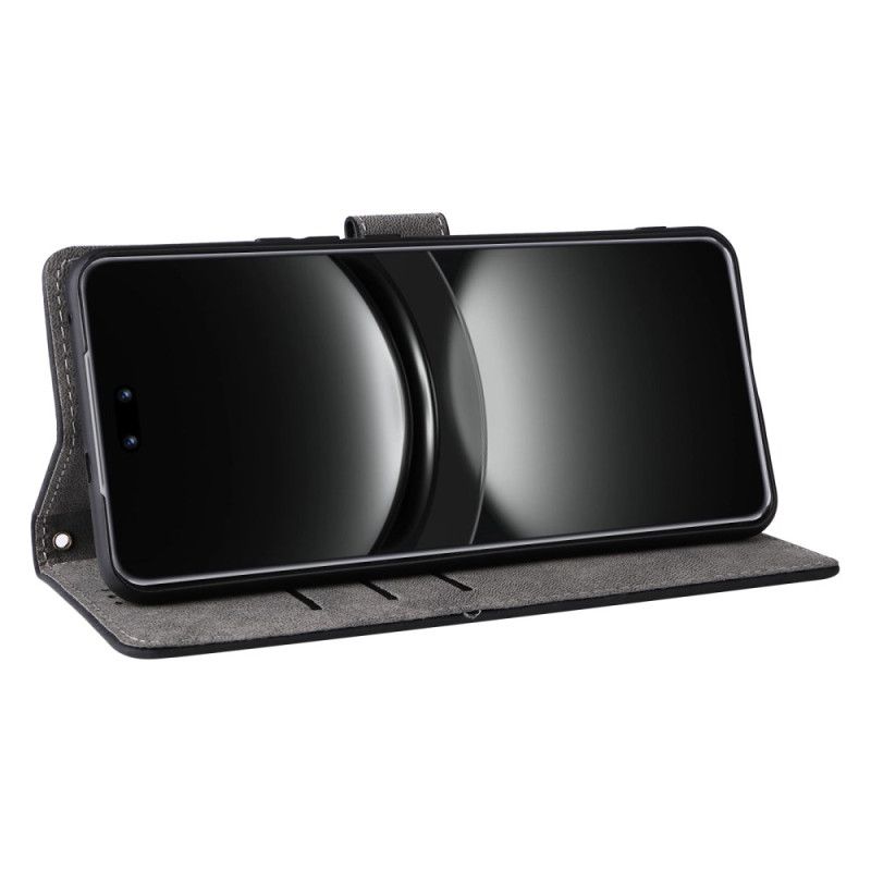 Flip Cover Huawei Nova 13 Rfid-pung Med Ruskindseffekt