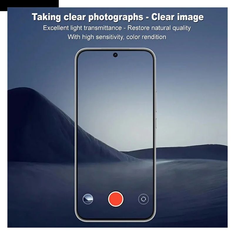 Hærdet Glaslinsebeskytter Til Huawei Nova 13 (sort Version)
