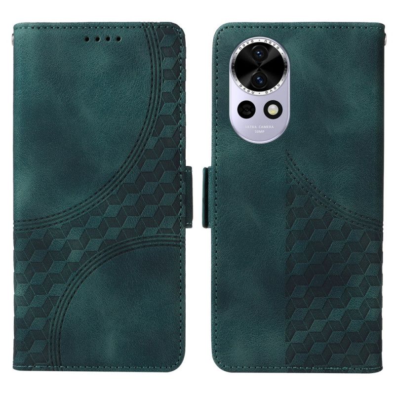 Læder Cover Huawei Nova 13 Telefon Etui Stjernemønster