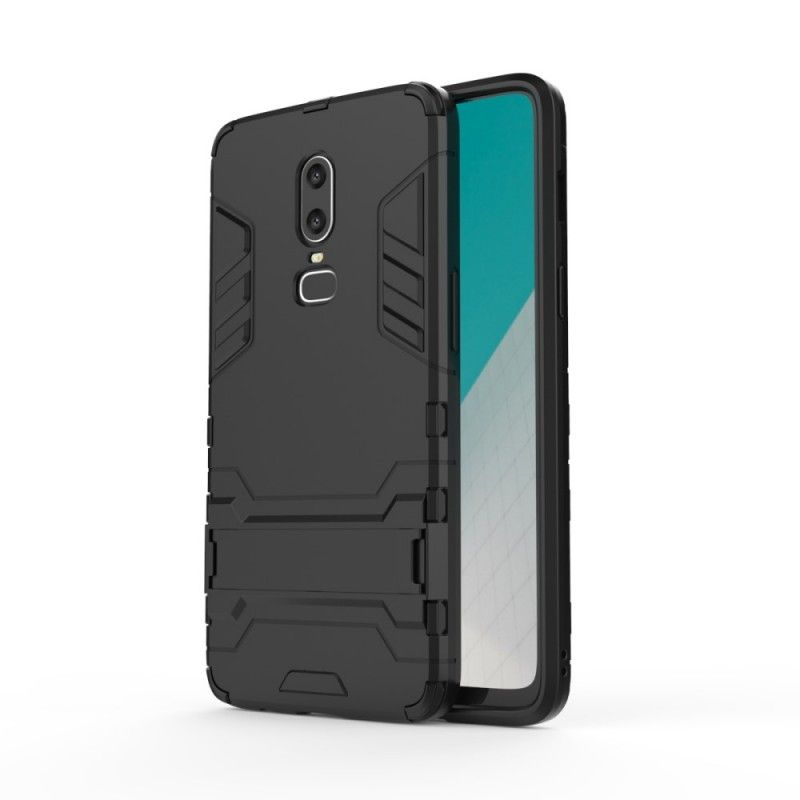 Cover OnePlus 6 Sort Mobilcover Ultra Resistent