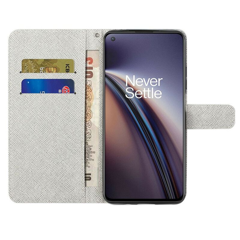 Flip Cover Oneplus Nord Ce 5g Funky Cats Strappy