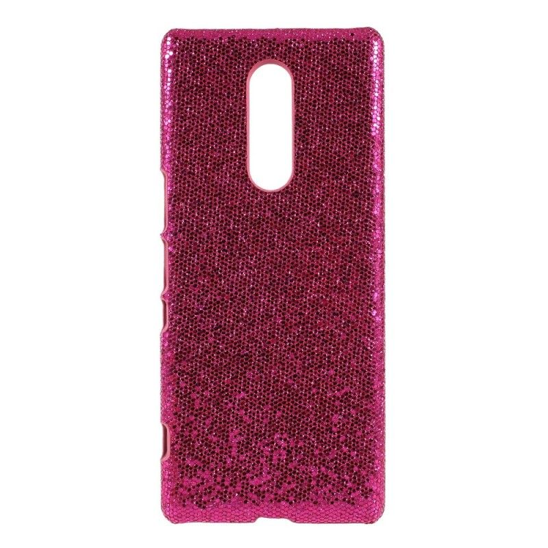 Cover Sony Xperia 1 Sølv Pailletter