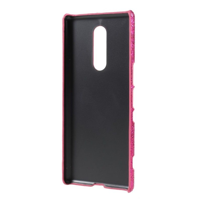 Cover Sony Xperia 1 Sølv Pailletter