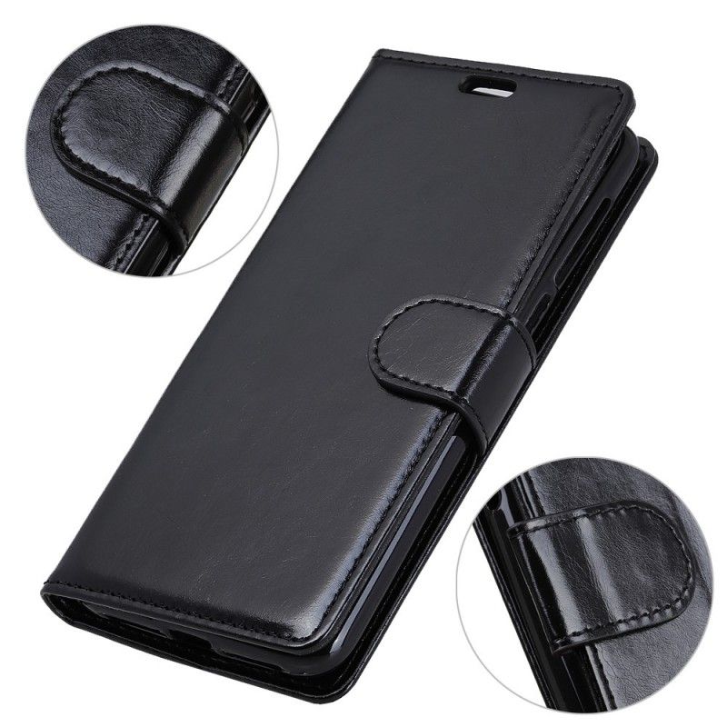 Flip Cover Læder for Sony Xperia 1 Skinnende Lædereffekt