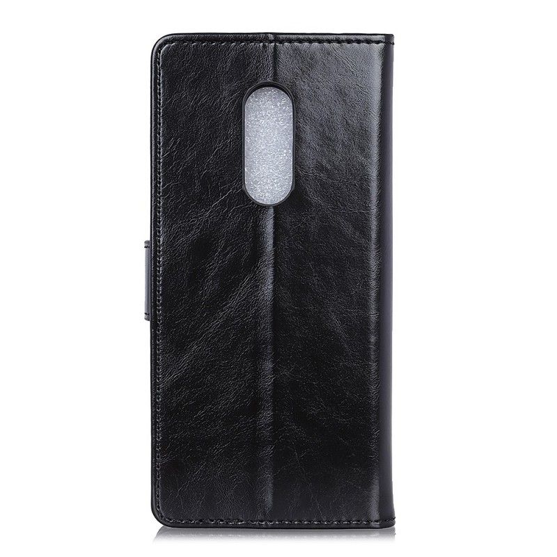Flip Cover Læder for Sony Xperia 1 Skinnende Lædereffekt