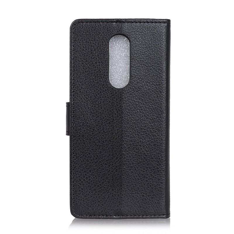 Flip Cover Læder Sony Xperia 1 Lyseblå Traditionelt Kunstlæder