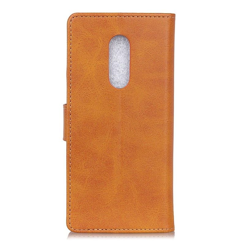 Flip Cover Læder Sony Xperia 1 Retro Mat Læder Effekt