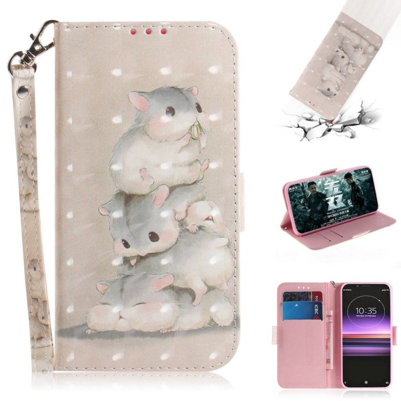 Flip Cover Sony Xperia 1 G-Streng Hamstere