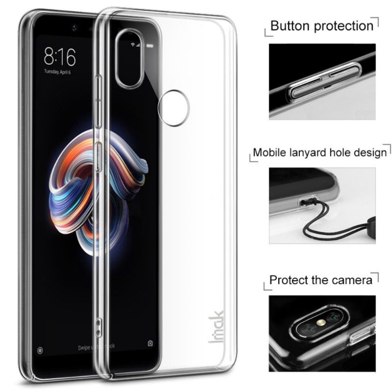 Cover Xiaomi Redmi Note 5 Imak Gennemsigtig Krystal Beskyttelse
