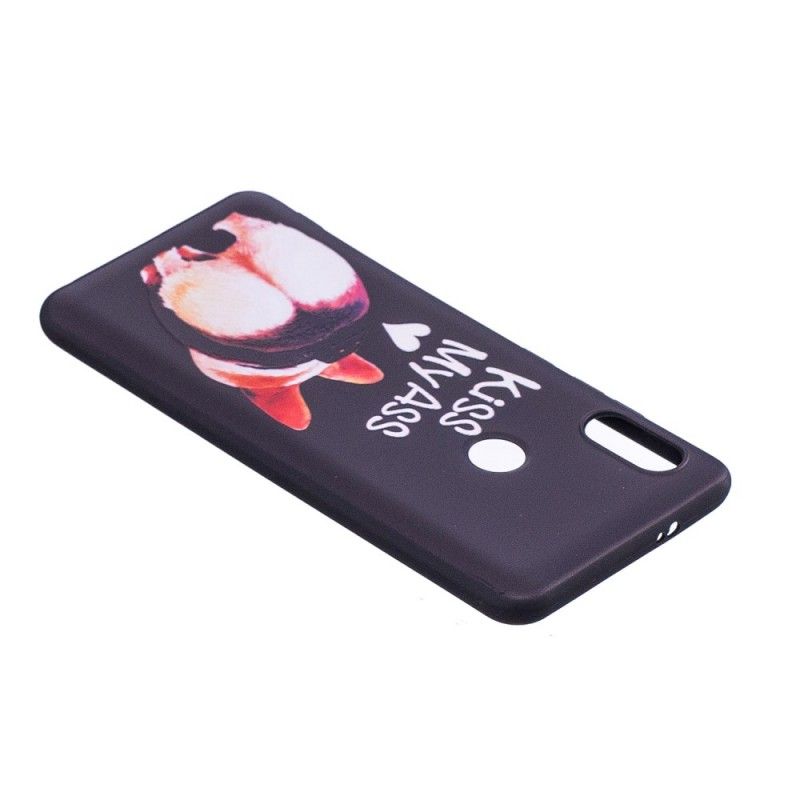 Cover Xiaomi Redmi Note 5 Mobilcover Præget Kyss Min Røv