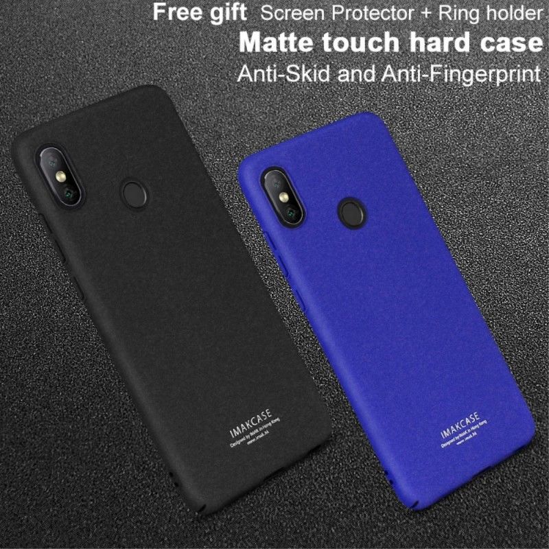 Cover Xiaomi Redmi Note 5 Mørkeblå Ring