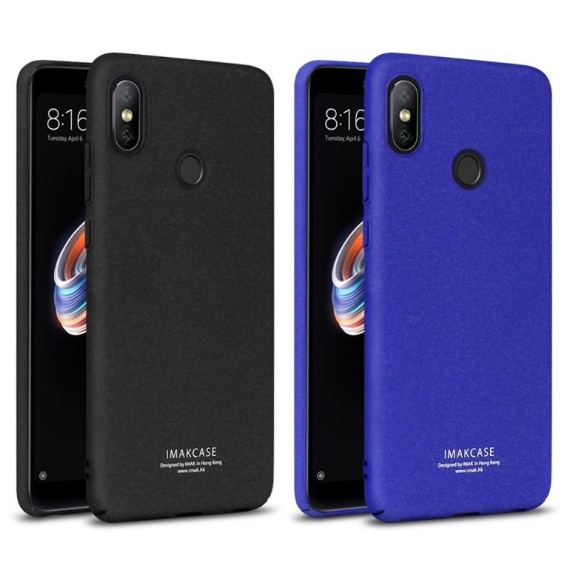 Cover Xiaomi Redmi Note 5 Mørkeblå Ring