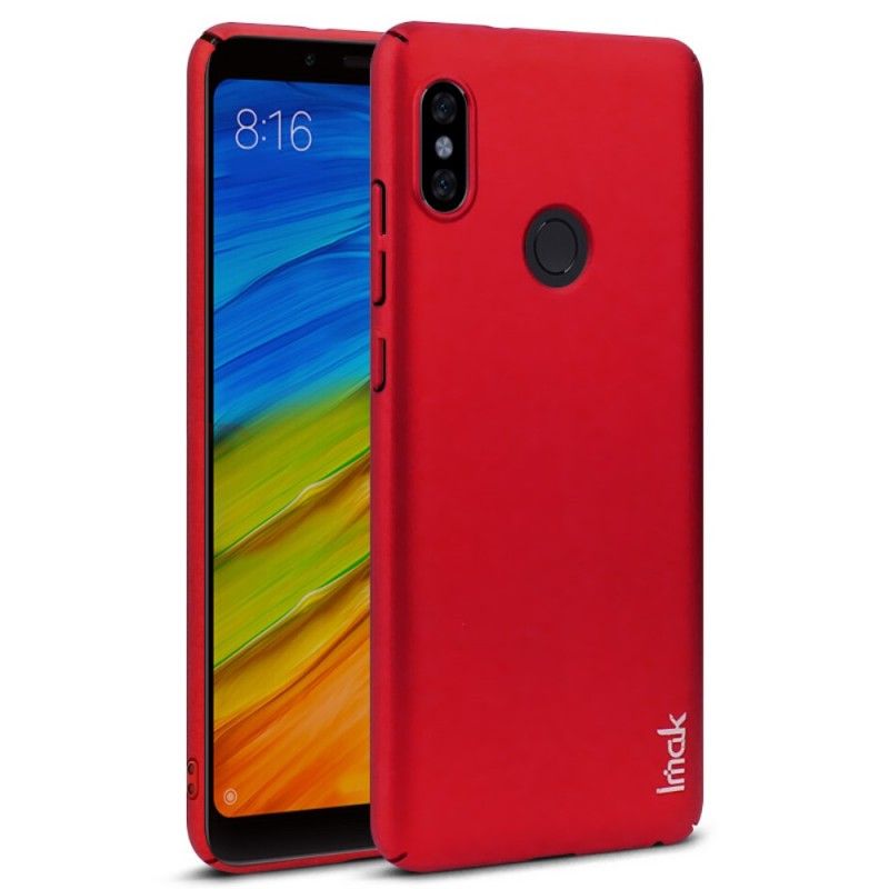 Cover Xiaomi Redmi Note 5 Rød Silke Serie