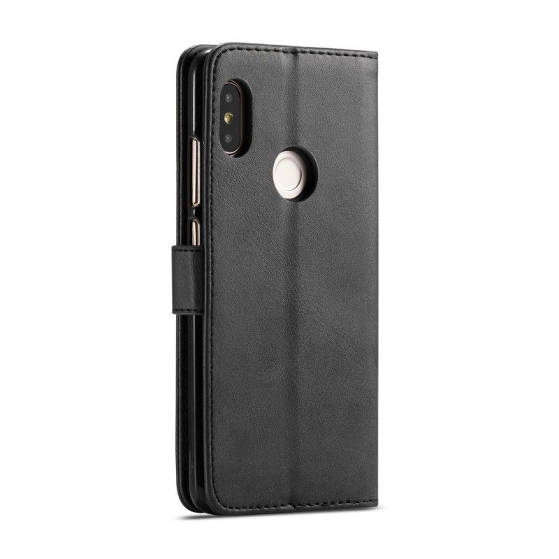 Flip Cover Læder for Xiaomi Redmi Note 5 Sort Lc.Imeeke Lædereffekt
