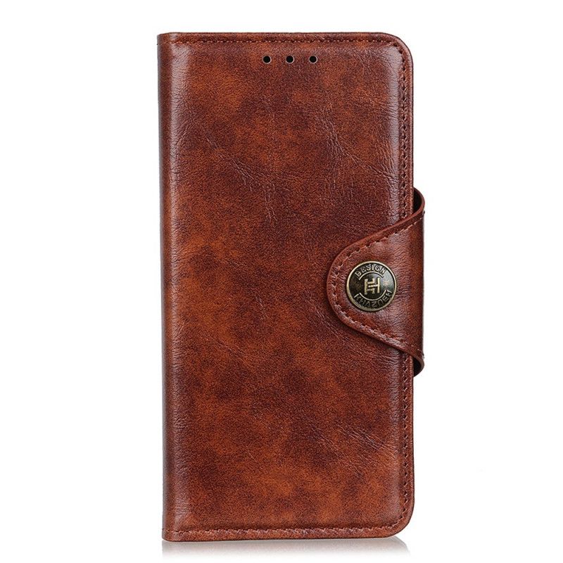 Flip Cover Samsung Galaxy A72 4G / A72 5G Sort Khazneh Skinnende Kunstlæder