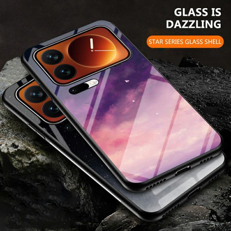 Cover Til Xiaomi 17 Pro Max Himmelblå Hærdet Glas