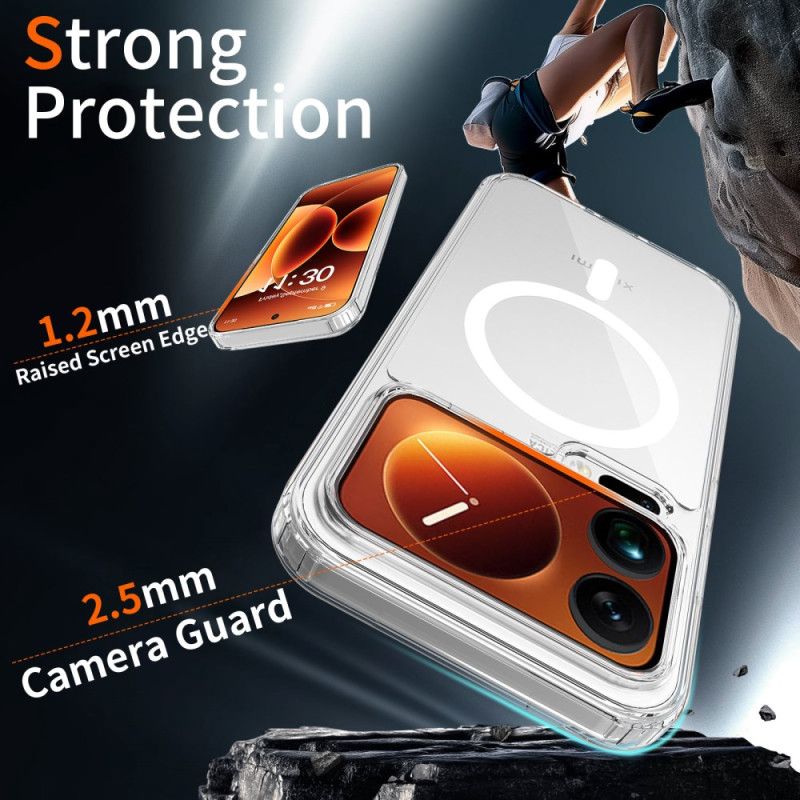 Cover Til Xiaomi 17 Pro Max Hybrid Transparent Magnetisk