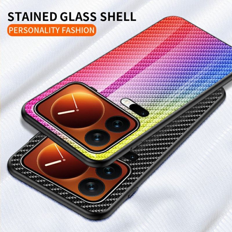 Cover Til Xiaomi 17 Pro Max Kulfiber I Hærdet Glas