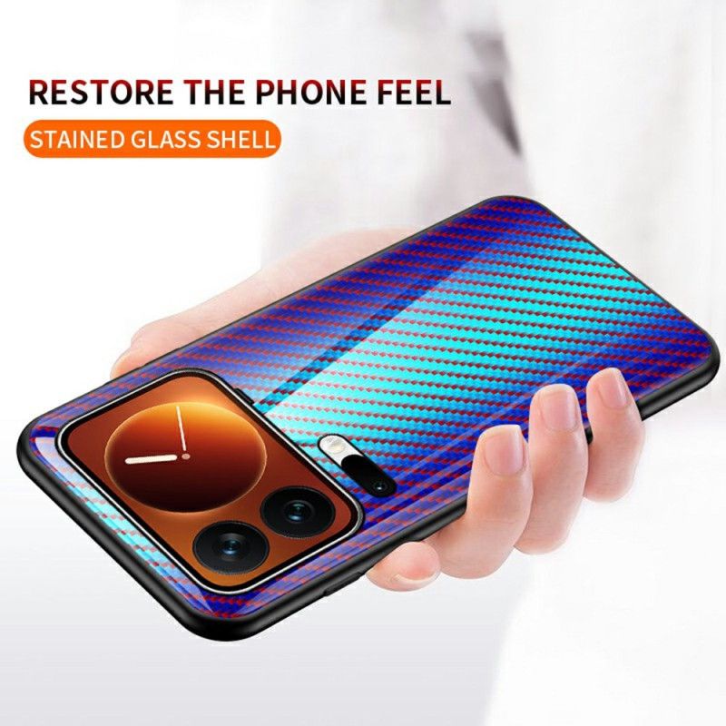 Cover Til Xiaomi 17 Pro Max Kulfiber I Hærdet Glas