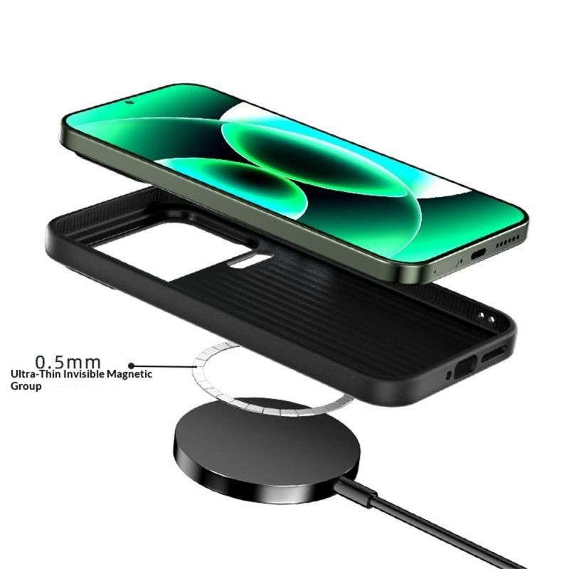 Cover Xiaomi 17 Pro Max Abeel Magnetisk Lukning I Kulfiber