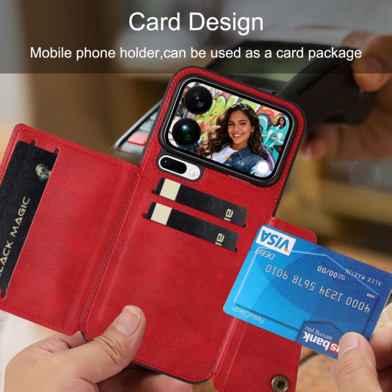 Cover Xiaomi 17 Pro Max Kortholder Med Lædereffekt