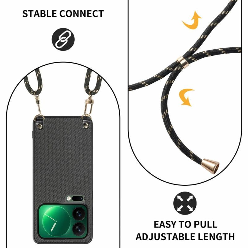 Cover Xiaomi 17 Pro Max Kulfibertekstur