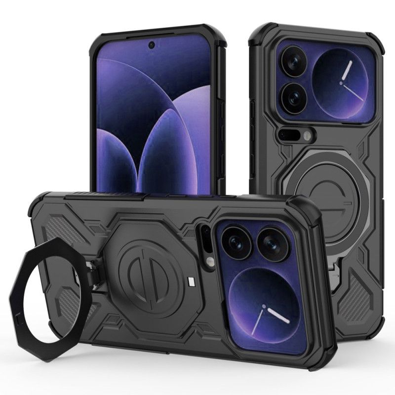 Cover Xiaomi 17 Pro Max Magnetisk Med Roterende Stativ