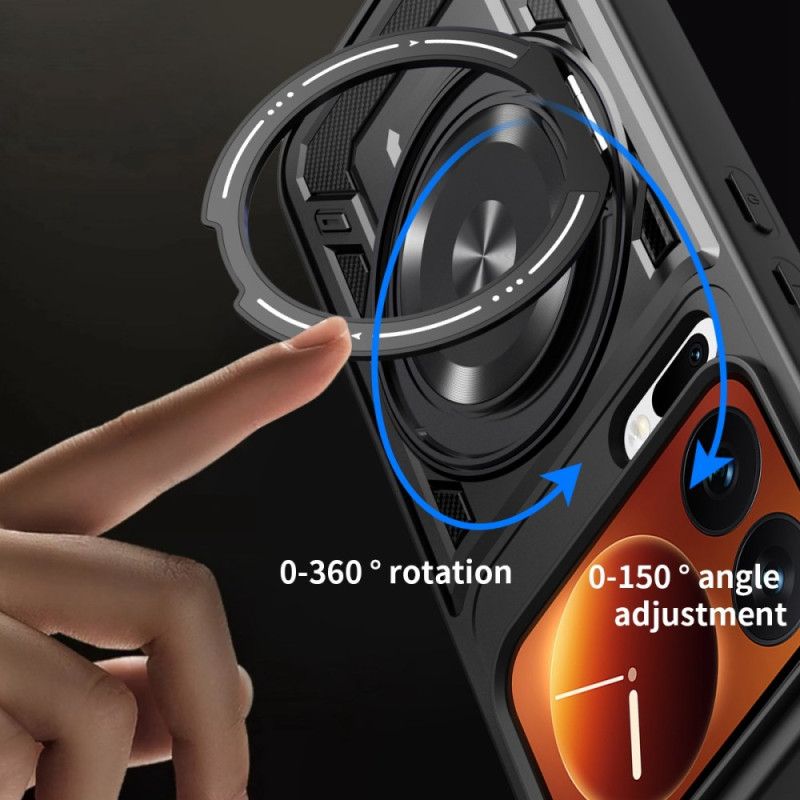 Cover Xiaomi 17 Pro Max Magnetisk Med Roterende Stativ