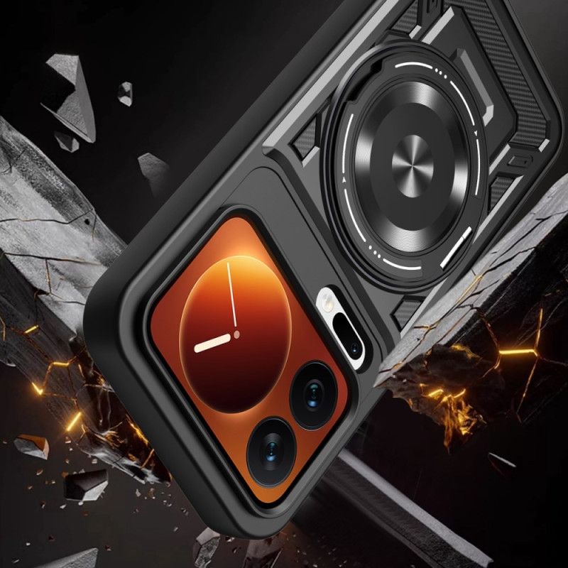 Cover Xiaomi 17 Pro Max Magnetisk Med Roterende Stativ