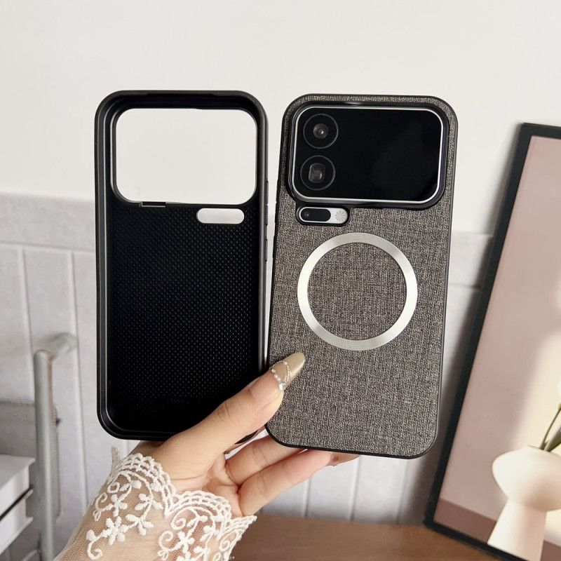 Cover Xiaomi 17 Pro Max Magnetisk Stof