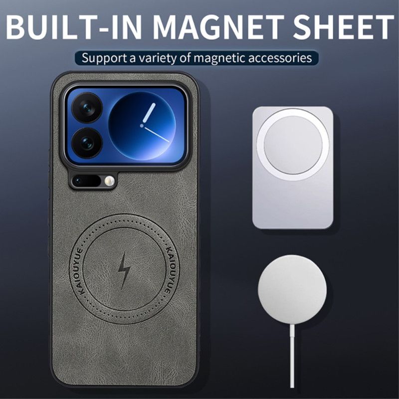 Cover Xiaomi 17 Pro Max Magsafe Lædereffekt