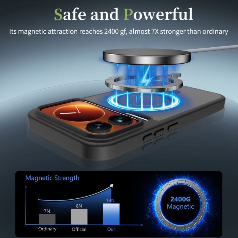 Cover Xiaomi 17 Pro Max Matteret Hybrid Magnetisk