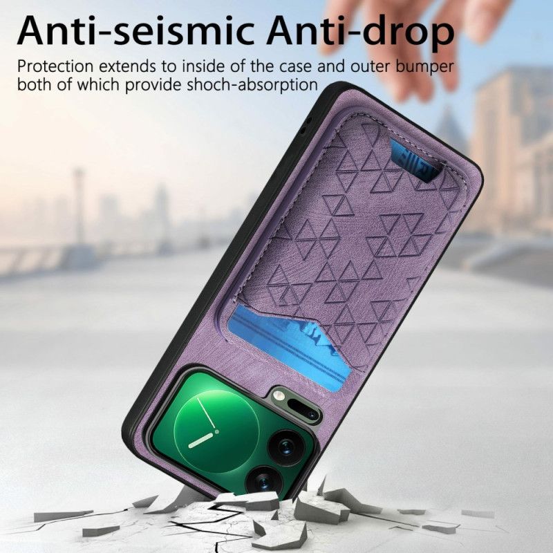 Cover Xiaomi 17 Pro Max Telefon Etui Kortholder Og Justerbar Stativ