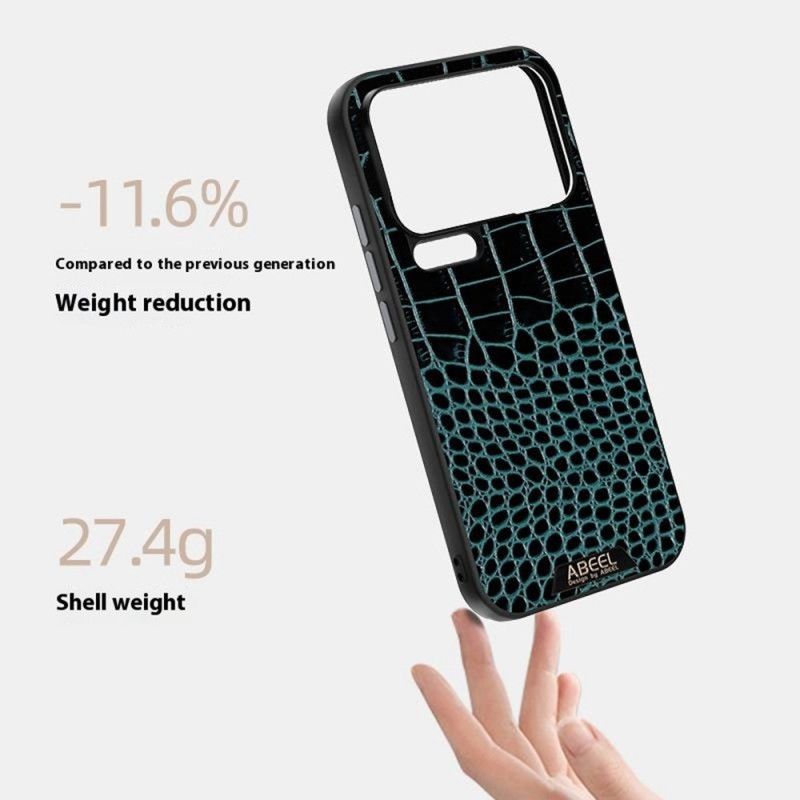 Cover Xiaomi 17 Pro Max Telefon Etui Krokodilletekstur Abeel