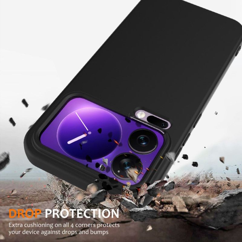 Cover Xiaomi 17 Pro Max Telefon Etui Magnetisk Silikone Og Snor