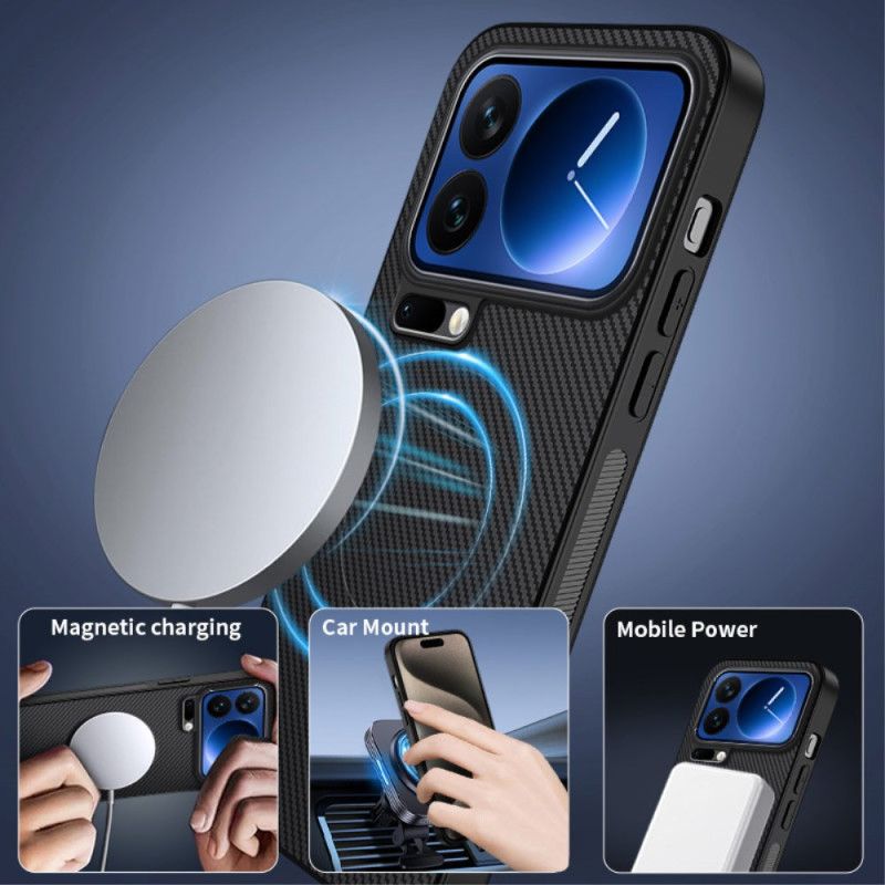 Cover Xiaomi 17 Pro Max Telefon Etui Magsafe Kulfiber