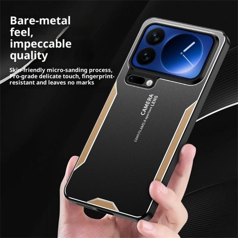 Cover Xiaomi 17 Pro Max Telefon Etui Metallisk Effekt